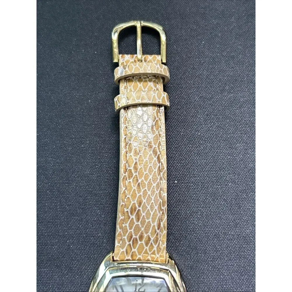 Gossip Gold Tone Beige Band Women’s Quartz Watch